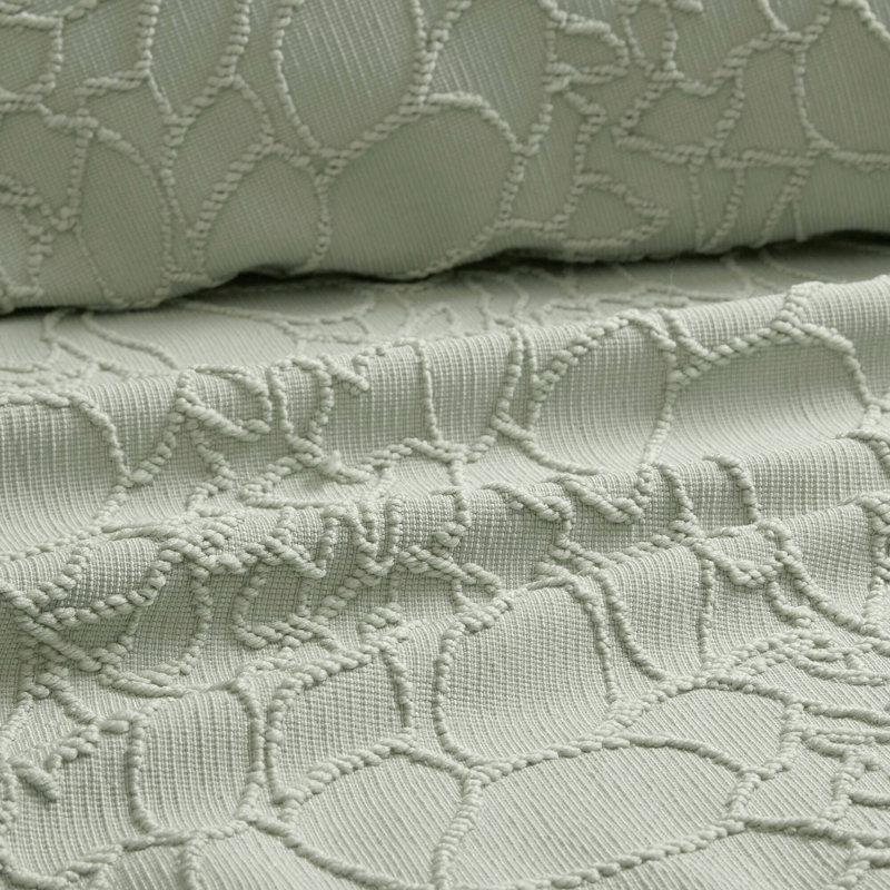 Elegant 3-Piece Bedspread Set for Comfortable Sleep, Queen Bedspread + 2 Additional Pieces, Sage
