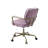 Siecross Pink Top Grain Leather Office Chair-747998407