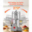Moulin à grain électrique de 750 g, broyeur à sec à grande vitesse de maïs à épices de 2000 W et 28 000 tr / min, pulvérisateur en acier inoxydable pour grains de café séchés, épices à noix (type à rotation à 270 °)