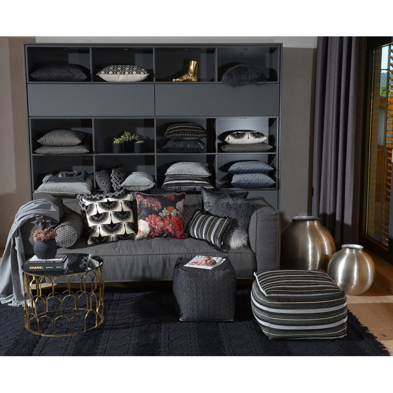 Geometric Square Cushion