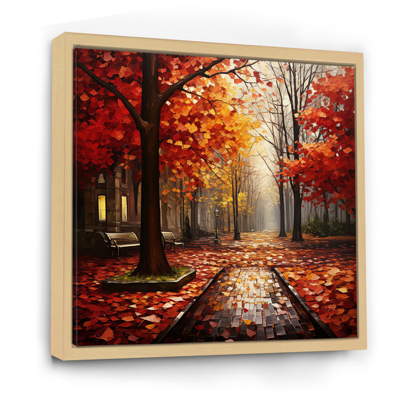 Arbre d'automne sycomore - Art mural sycomore, Brun, H 30 po x l 30 po