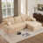 Velours côtelé beige sélectionné