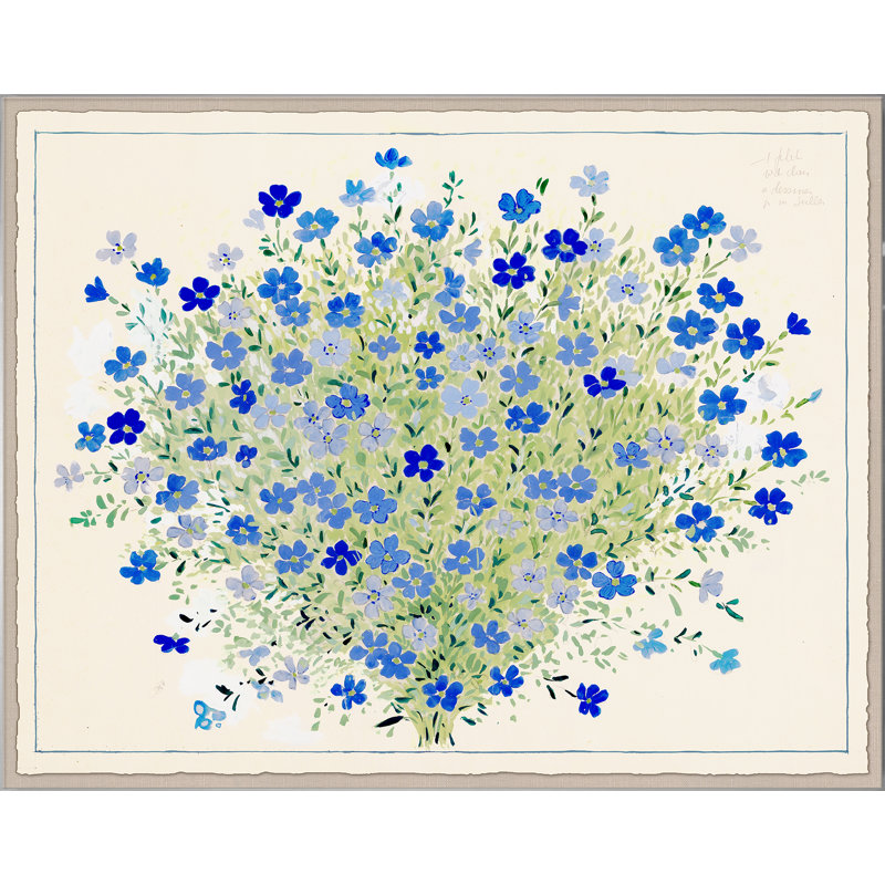 Geranium Print by Paule Marrot, 44" H x 56" W x 1.25" D, Acrylic Box