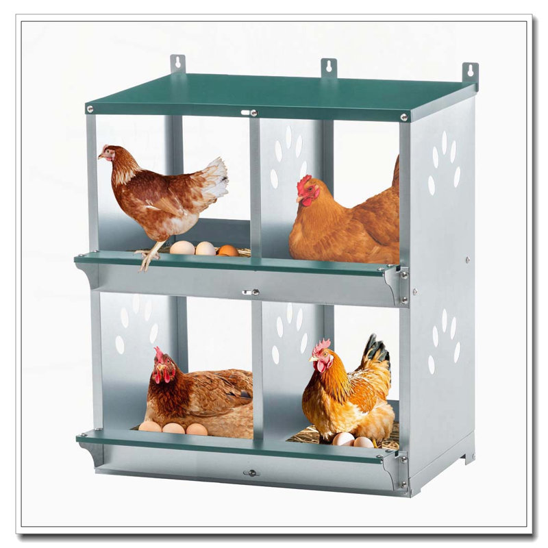 Boîte de 4 poulets en métal