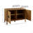 2-Door Accent Cabinet With Adjustable Shelves