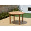 Ensemble repas de patio extérieur en bois et résine 5 pièces Amazonia FSC Amazonia-111010368