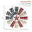 Artesia Weather Resistant Metal Abstract Windmill
