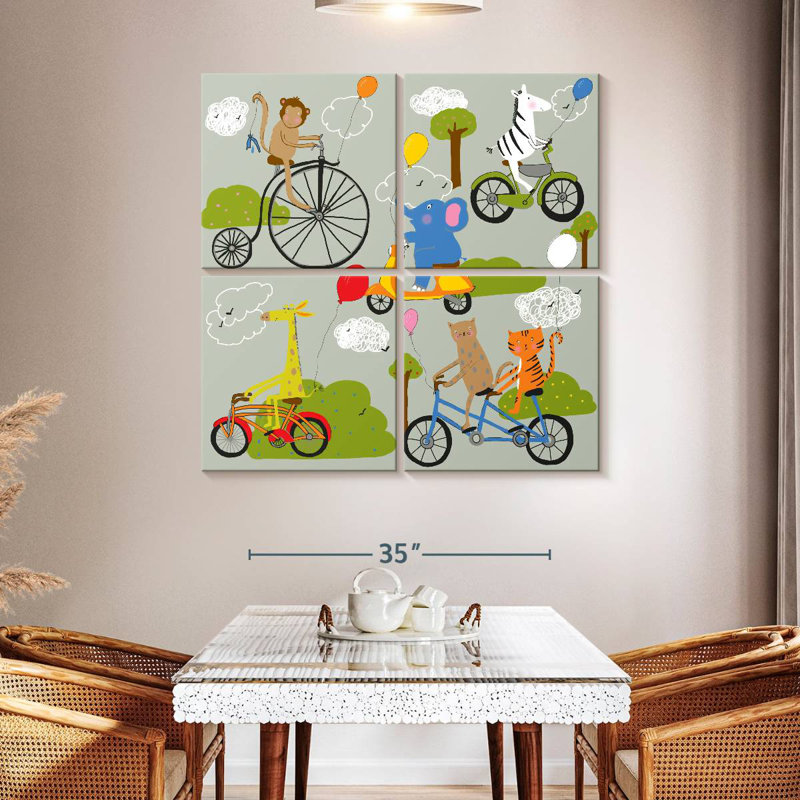Ashelle Zoo On Wheels, 45" H x 45" W