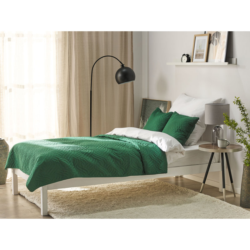 Wauchula Solid Colour Bedspread with Pillowcases Included, 140 x 210 cm