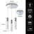 3-light Dimmable Round Island Led Pendant 