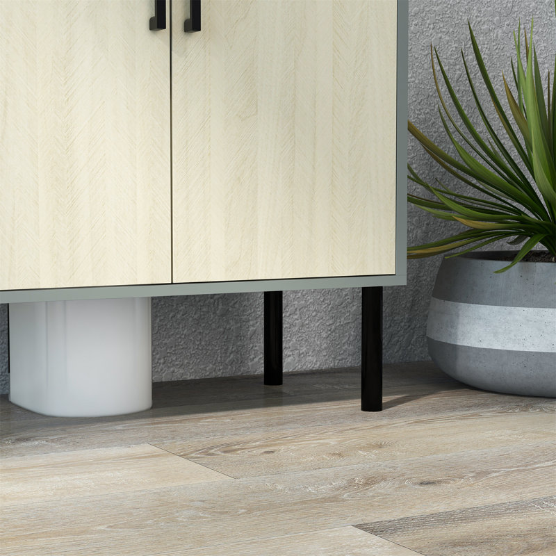 Ashwika 60cm Single Bathroom Vanity Base Only