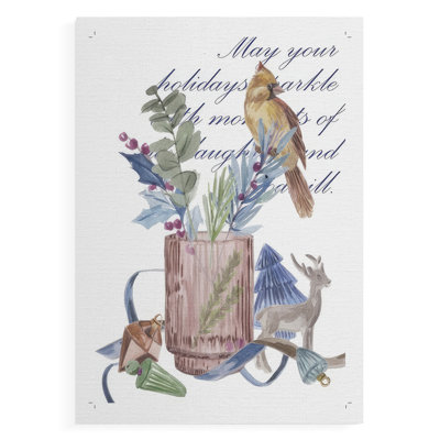 Collection Warm Wishes B - Impression sur toile seulement - NON-CADRE