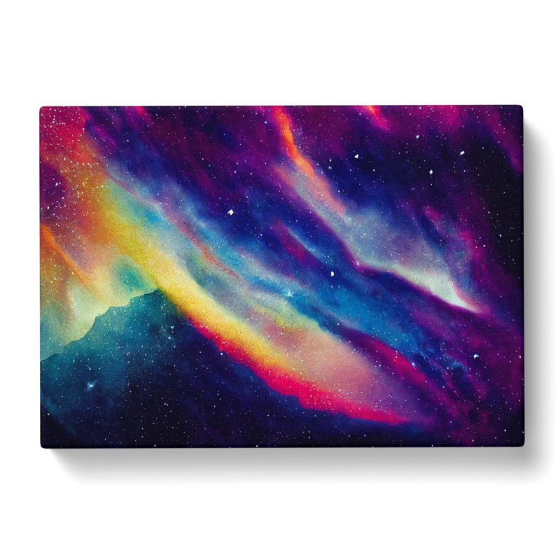 Neon Galaxy Vol.5 - Wrapped Canvas Print, 35cm H x 50cm W x 3cm D