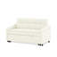 Canapé en velours beige avec lit escamotable, dossier réglable, prise de charge pour tout type de canapé-lit, charge, tissu-1809598863