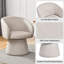Linen Upholstered Barrel Dining Chair