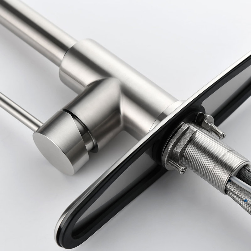 AWZTOO Kitchen Faucet, Brushed Nickel
