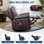 Fauteuil inclinable, berçant et pivotant, chauffant et massant-1826324587