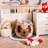 Eco-Friendly Woven Storage With Dual Handles, Foldable & Durable, For Pet Toys, Baby Items, Blankets & Home Decor