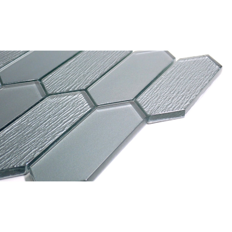 Picket™ 2" x 4" Glass Mosaic Tile, Blue