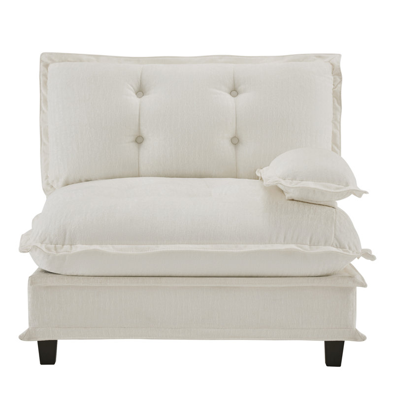 73 RSF Sofa Chenille- Beige, Orange