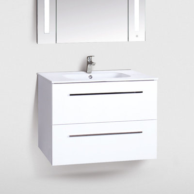 Almeria 800mm Wall Mounted Single Vanity Unit