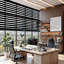  Cordless Zebra Blinds: perfect for adjusting light and securing privacy. With child-safe design, they bring style to every space.24" W x 72" H, Black-1628025220-1847826007