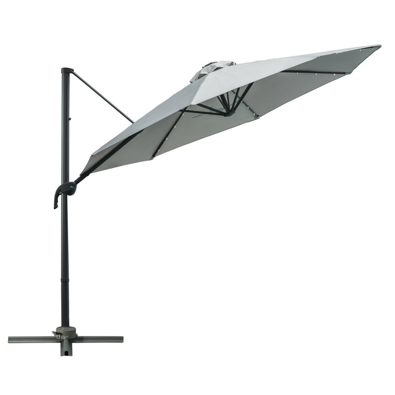 Nasiba 300cm Lighted Cantilever Parasol