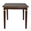 Ensemble de table de salle à manger 6 pièces avec table rectangulaire, 4 chaises capitonnées à haut dossier et 1 banc pour les salles à manger modernes-1746382227