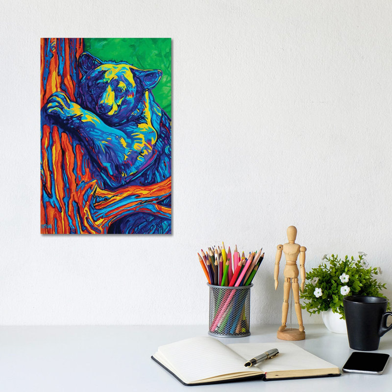 Bear Hug by Derrick Higgins - No Frame Gallery-Wrapped Canvas Giclée on Canvas, 30.48cm H x 20.32cm W