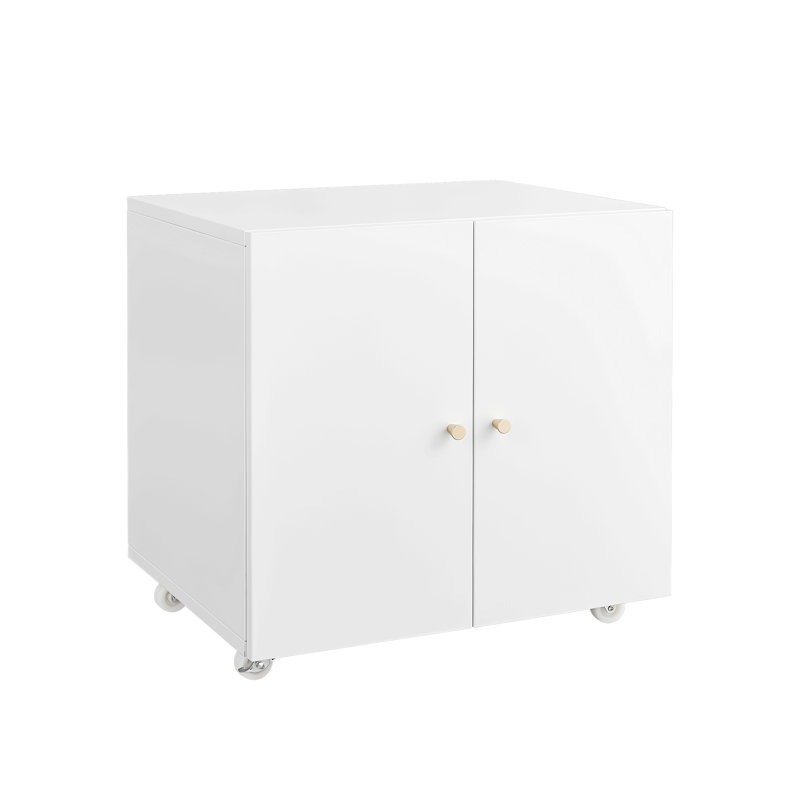 Home Office Printer Stand With Wheels, Printer Tables With File Door  Mobile Lateral Filing Cabinet With Open Storage Shelf For Letter/Legal/A4 Size Files