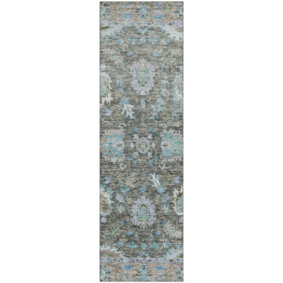 Premium Machine Washable Mayfield AMF2104 Global Rug