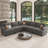 Anureet L shaped Modular Sectional Couch Corner Sectional Sofa-78885326-125470210