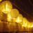 Outdoor 40 - Bulb 393.7'' Solar Powered LED Shaded String Light-1212053647