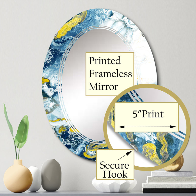 Miroir de salle de bain sans cadre, 30 po x 20 po