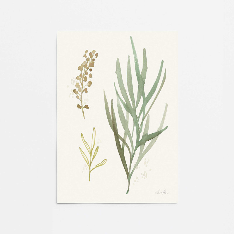 «Earthy Greens in Bloom III», reproduction, H 36 po x l 24 po, Impression sans cadre