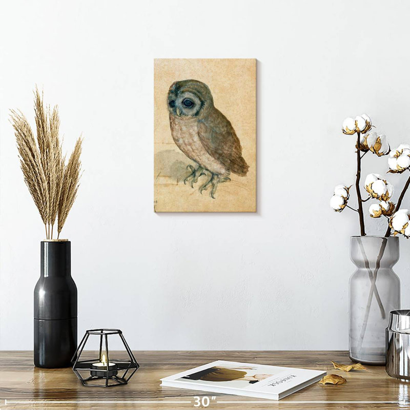 Brampt The Little Owl, 12" H x 8" W