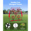 Filet d'entraînement 6 pi x 6 pi Football Trainer-120795930-120795931