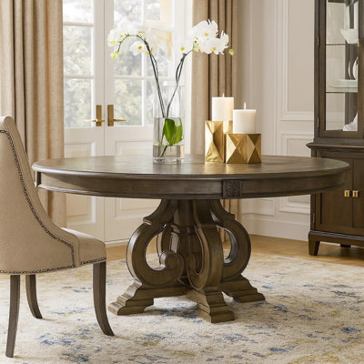 Everly Round Solid Wood Dining Table