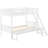 Twin/Full Bunk Bed In White - Creates A Functional Bedroom Environment Practical
