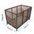 LoochMee 43'' W 1 Gallons Water Resistant Plastic Deck Box with Wheels-98493841
