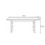 Table de salle à manger rectangulaire simple et rétro-103409661