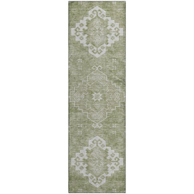 Premium Machine Washable Prisco Aloe Rug