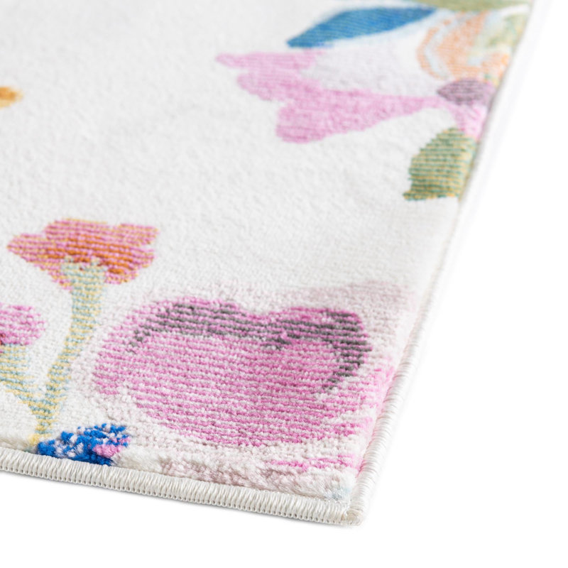 Floral Indoor Rug, Rectangle 7'10" x 10'