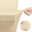 Ensemble de 2 nappes spandex [6 pi, noir] Housse de table rectangulaire extensible, ajustée, lavable et infroissable pour les événements, les mariages, les banquets et les fêtes-1219528875