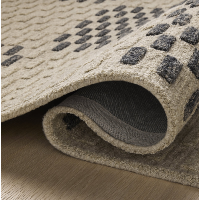 Tapis beige / minuit Chris Loves Julia x Loloi Bradley, Tapis de couloir 2 pi 6 po x 9 pi 9 po