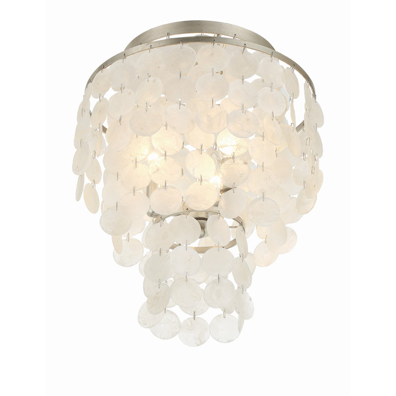 Concord Flush Mount, Antique Silver