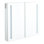 53" Seren Lighted Medicine Cabinet with Tunable LED and Wireless Speaker
