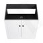Meuble-lavabo autoportant 30 po et 2 portes d'armoire à fermeture en douceur (emballage KD) - sans le lavabo-111882703-111882701