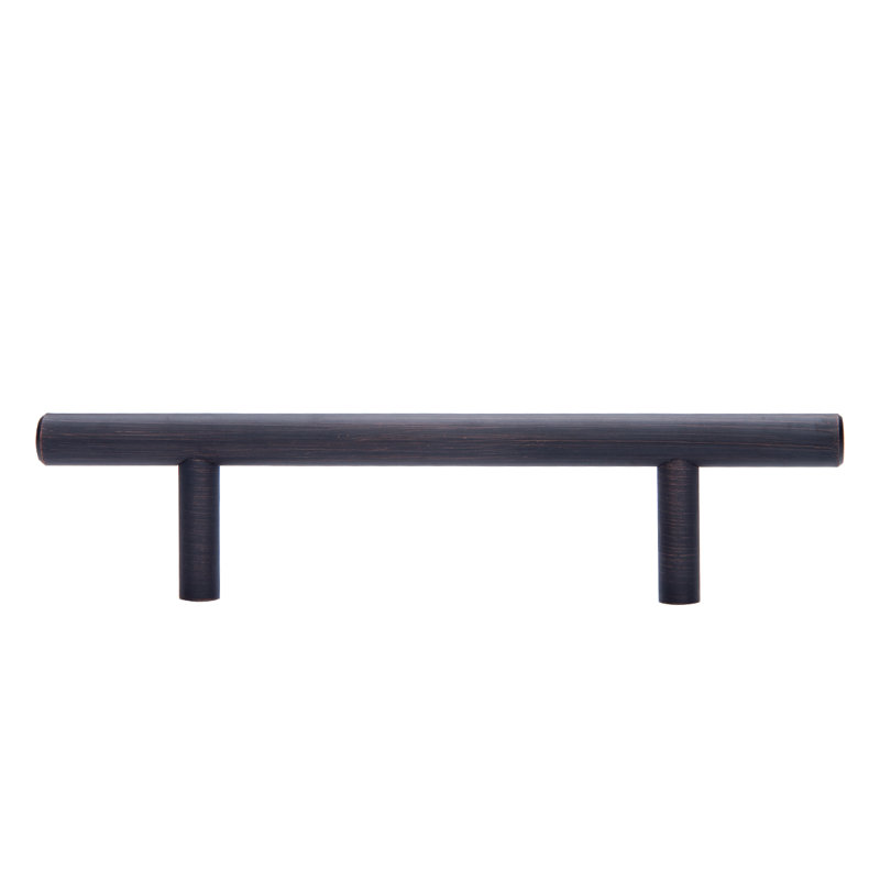 Oil Rubbed Bronze Bar Cabinet Pulls with Mounting Hardware, 10-Pack