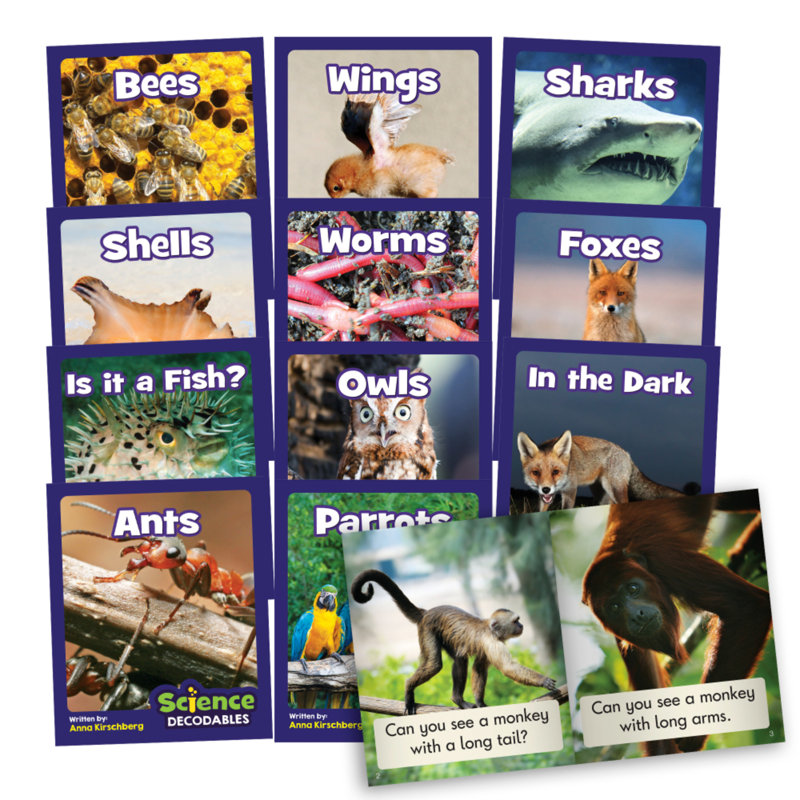 Science Decodables Phase 3 Non-Fiction Educational Learning Set
